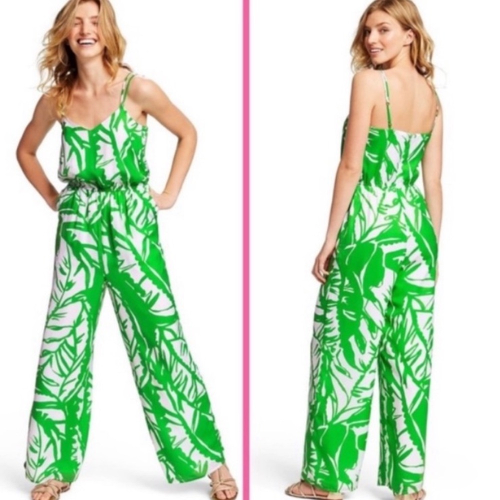 Lilly Pulitzer Palm Jumpsuit, size xs